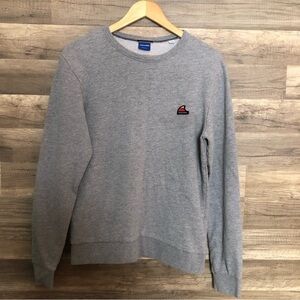 Jack and Jones Gray Crewneck Sweatshirt Small